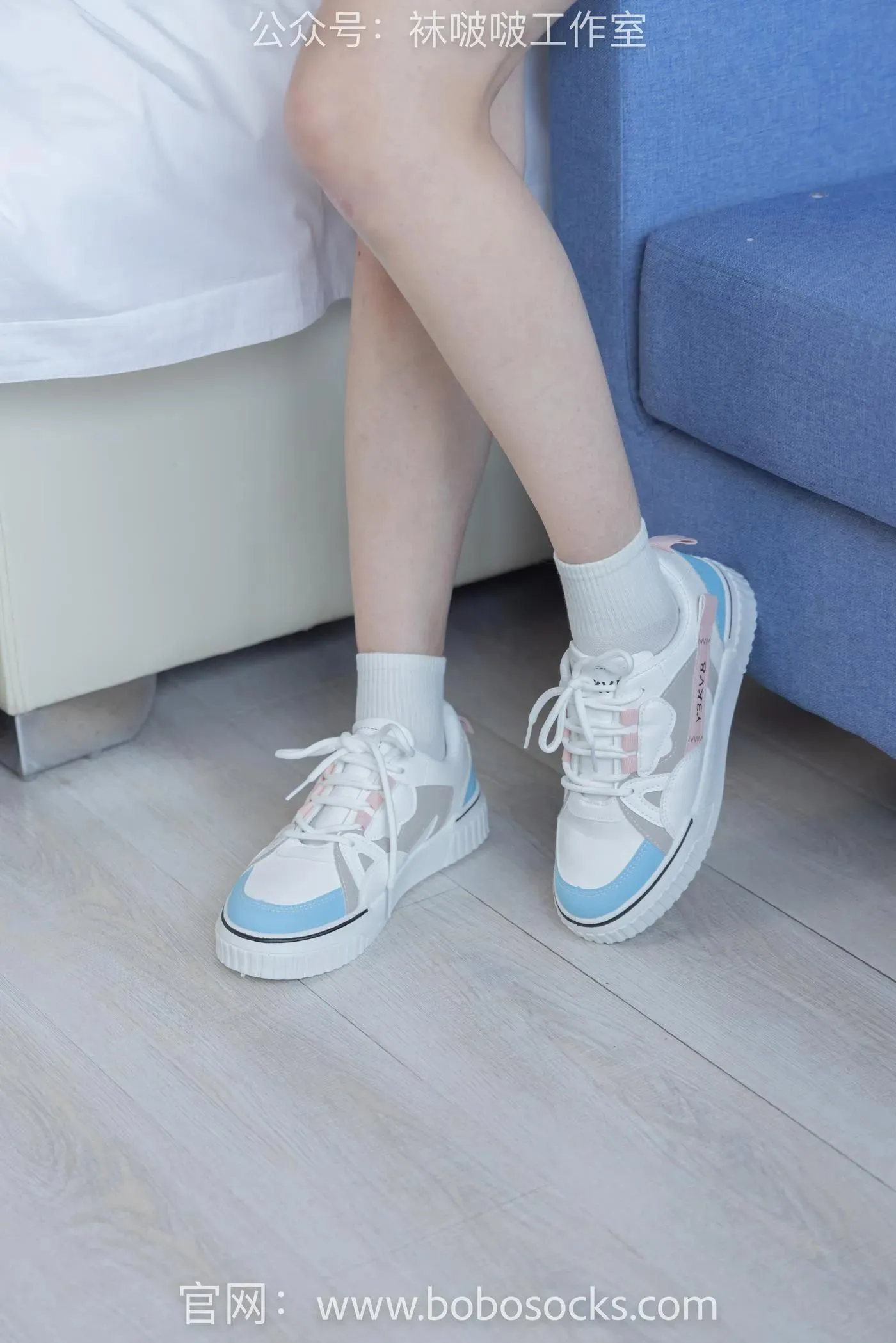 [BoBoSocks袜啵啵]NO.101 苏苏-板鞋、白棉袜、裸足 [140P]插图6